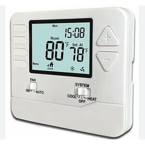 Single Stage 705 Thermostat 1 Heat 1 Cool Battery or Hardware 5/1/1 Programmable